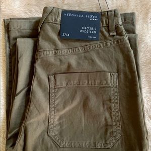 Veronica Beard High Rise Crosbie Wide Leg Pants